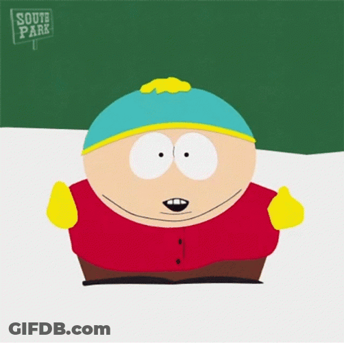 Cheerful Eric Cartman Jumping For Joy GIF
