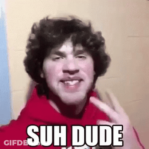 Cheerful Man Suh Dude GIF