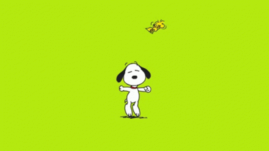 Cheerful Snoopy Dance Moves GIF