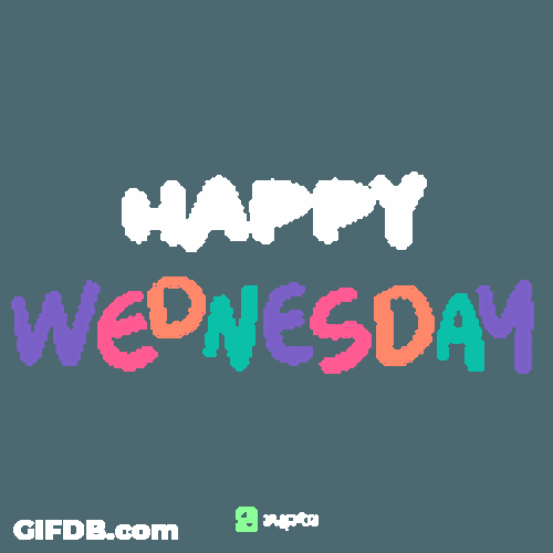 Cheerful Wednesday Crypto Sticker GIF