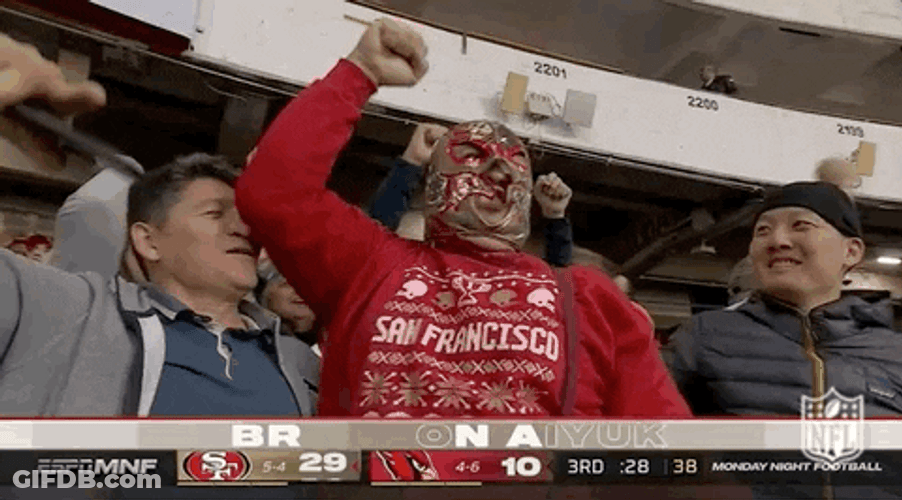 Cheering For Brandon Aiyuk GIF