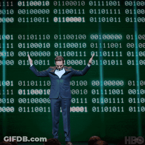 Cheering Gavin Presentation GIF