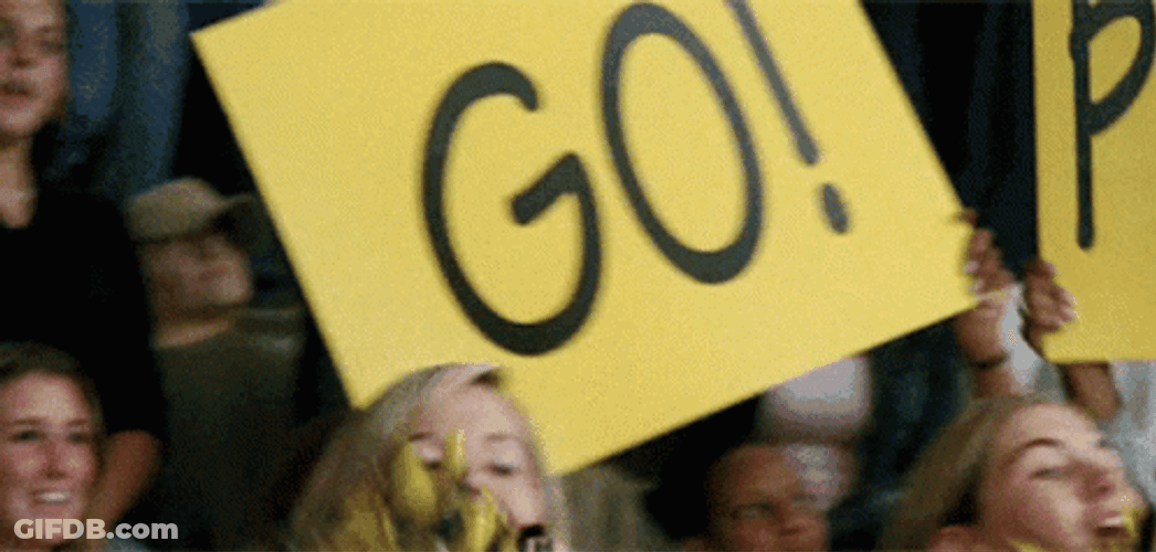 Cheering Go Pittsburgh Pirates GIF