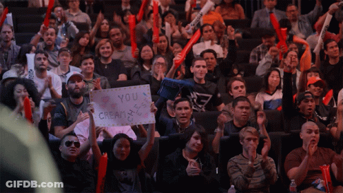 Cheering Players GIF