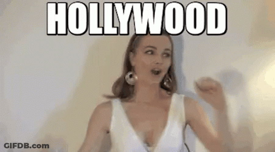 Cheering Yana Novak Hollywood GIF