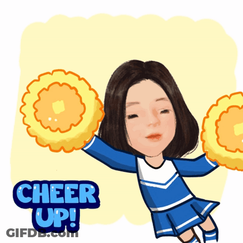 Cheerleader Cheer Up Everyone GIF