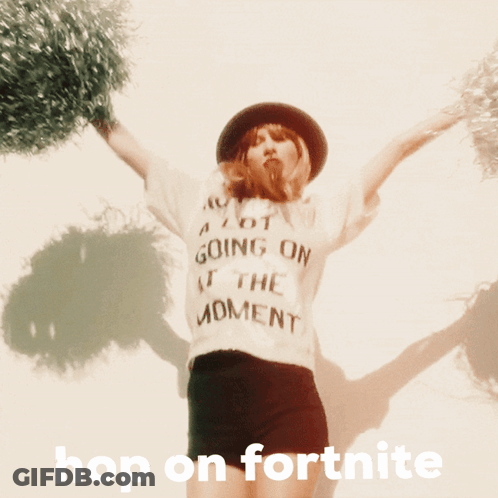 Cheerleader Holding Pom Poms GIF