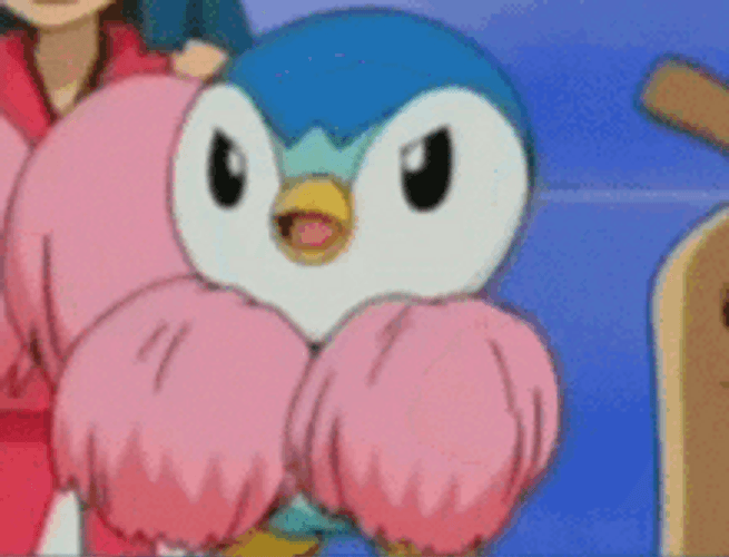 Cheerleader Penguin Piplup Pokemon GIF