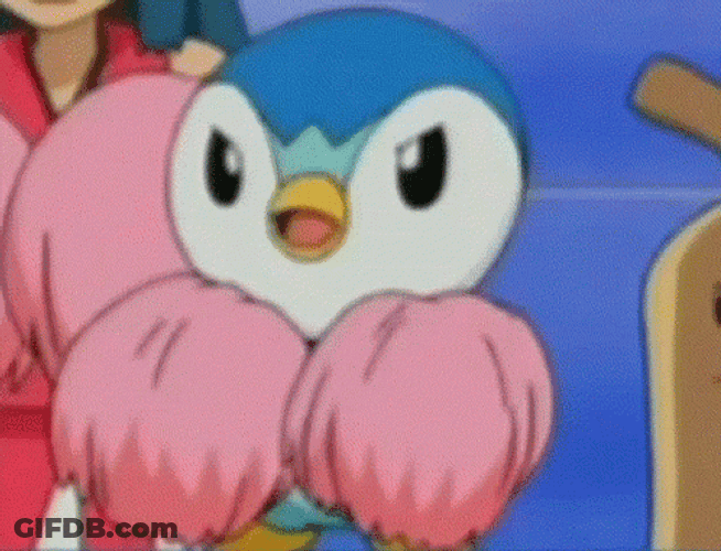 Cheerleader Piplup GIF