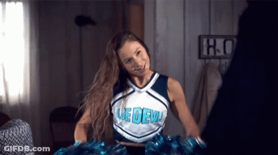 Cheerleader Slow Motion Dance GIF