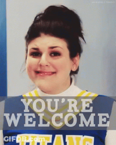 Cheerleader Smiling In Titans Jersey GIF