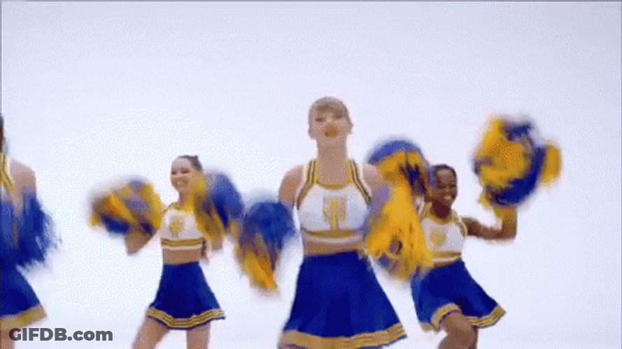 Cheerleader Taylor Swift Dancing GIF