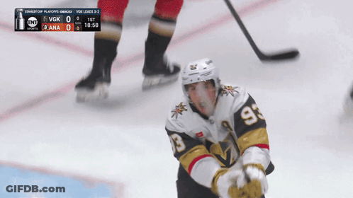 Cheerleader Thumbs Up With Go Knights GIF