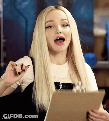 Cheerleader Wearing Mtn Shirt GIF