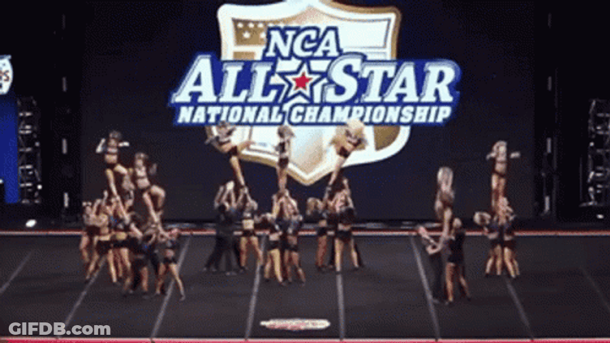 Cheerleading Team NCA Championship Competition GIF