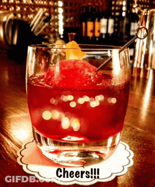 Cheers Cocktail Meme GIF