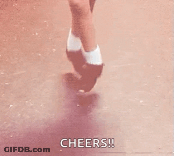 Cheers Irish Feet Dance GIF