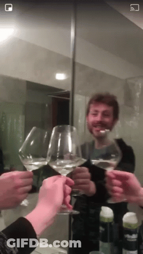 Cheers Self Meme GIF