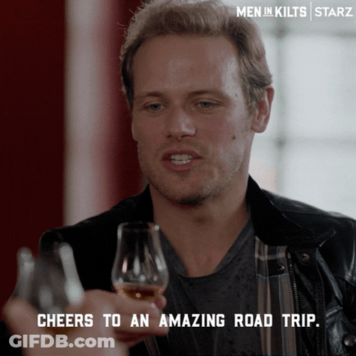Cheers To An Amazing Road Trip GIF
