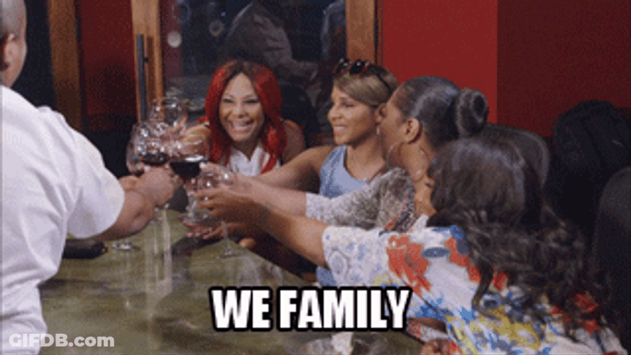 Cheers We Are Family GIF