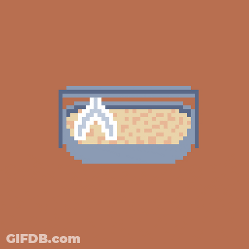 Cheese Making Pixel Sticker GIF