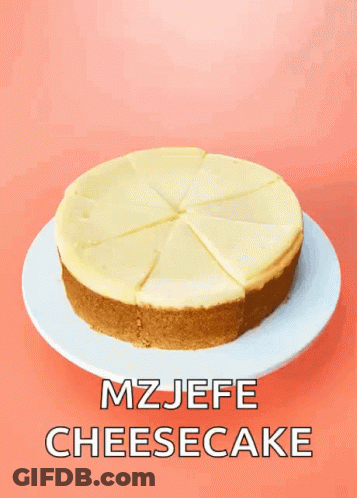 Cheesecake With Slice Removed GIF