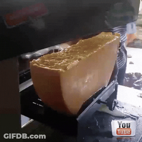 Cheesy Melt On Steak Plate GIF