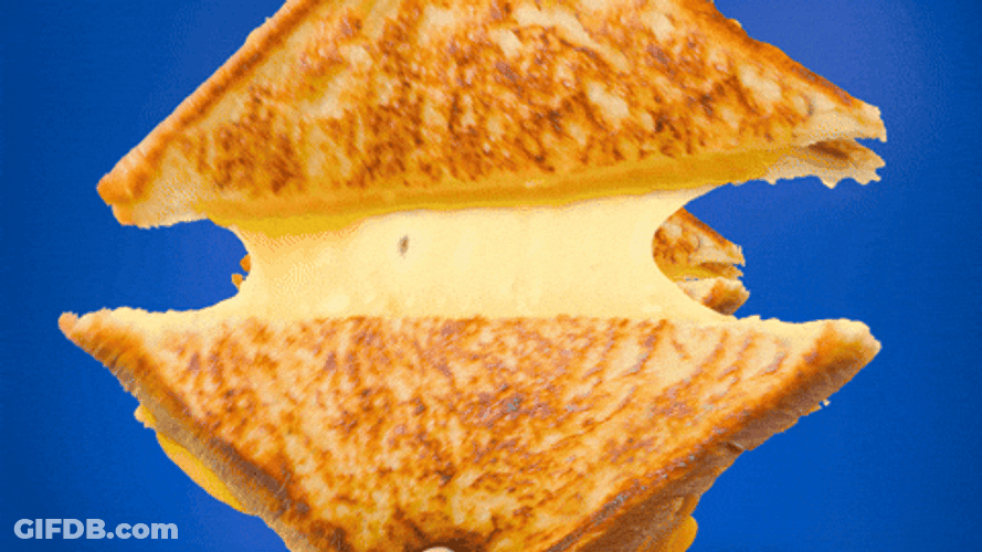 Cheesy Melt Sandwich Series GIF