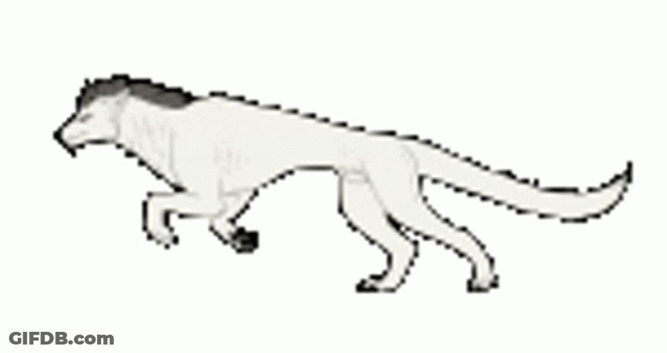 Cheetah-Like Sprinting Monster GIF