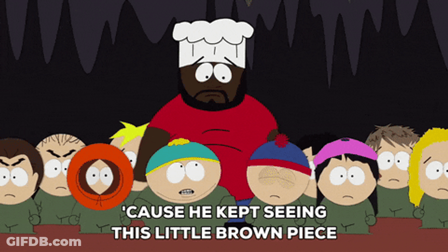 Chef And Kyle Watching Mr Hankey Performing GIF