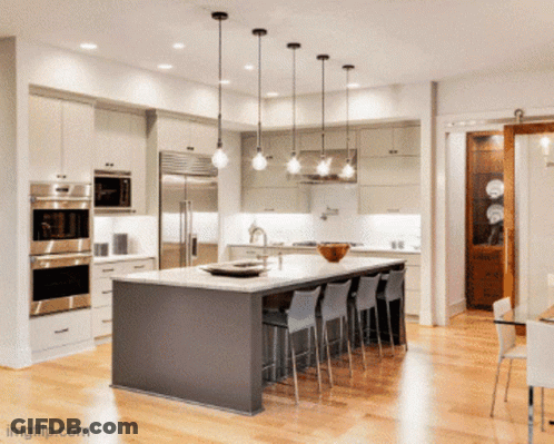Chef Cooking In Kitchen With Aries Kitchen Live GIF
