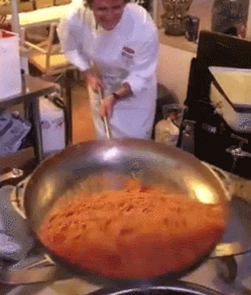 Chef Cooking Pasta GIF