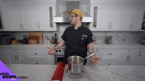 Chef Cooking With Aries Kitchen Live GIF