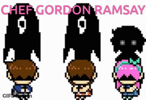 Chef Gordon Ramsay Cartoon Characters GIF
