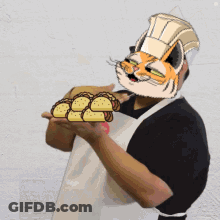 Chef Holding Tacos GIF