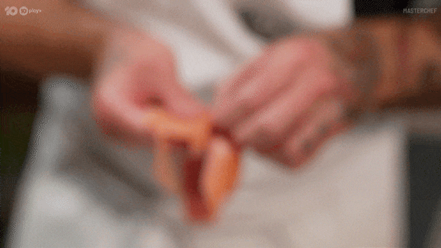 Chef Removing Fish Bone GIF