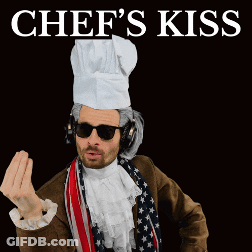 Chef's Hat Man Giving Middle Finger GIF
