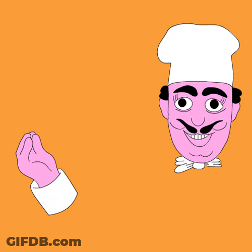 Chef's Kiss Head And Hands GIF
