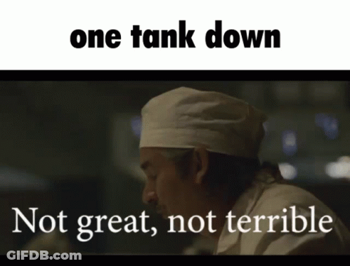 Chef Saying One Tank Down GIF