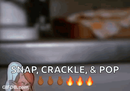 Chef With Snap Crackle And Pop GIF