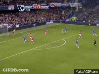 Chelsea And Arsenal Soccer Match GIF