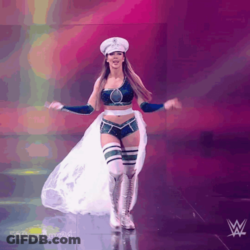Chelsea Green Screaming Welcome To Wwe GIF