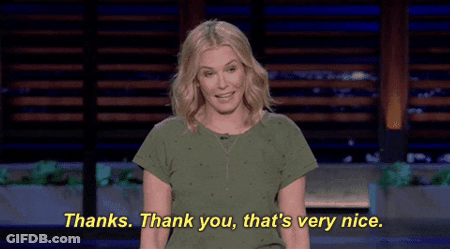 Chelsea Handler Thank You Thats Very Nice GIF