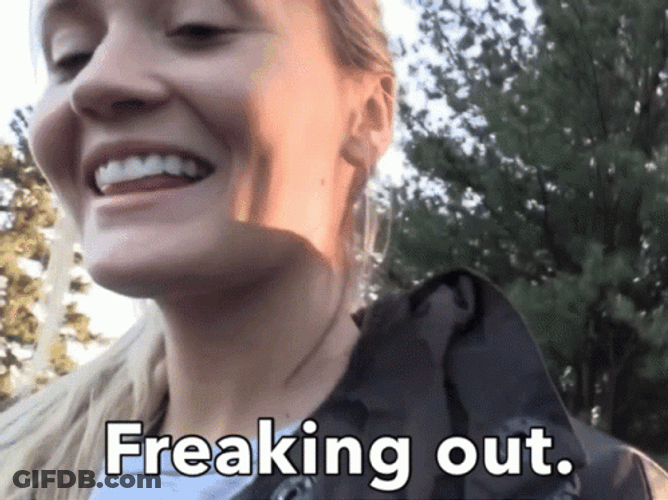 Chelsea Laden Fear Freaking Out GIF