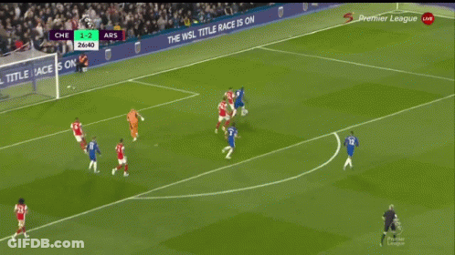 Chelsea Vs Ars Soccer Game GIF