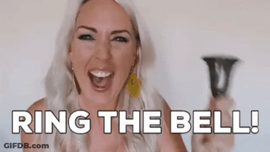 Chelsie Kenyon Joyful Bell Ringing GIF