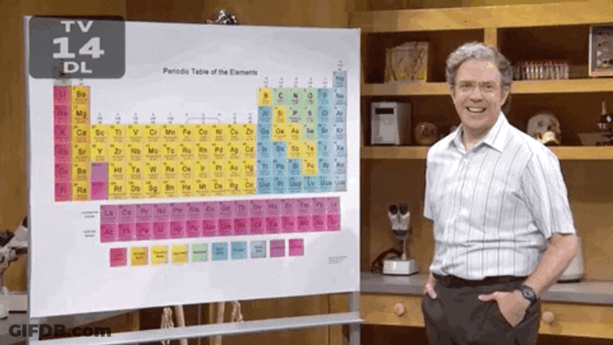 Chemistry Periodic Table Jason Sudeikis GIF