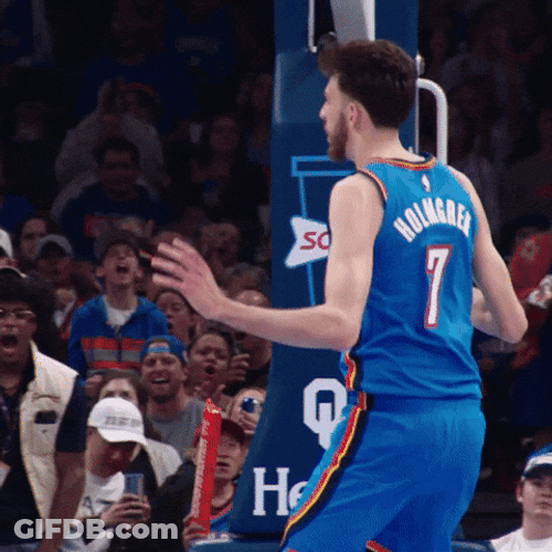 Chen Holmgren Oklahoma Thunder Buddy Pass Here GIF