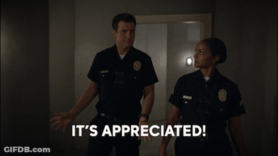 Chenford Saying Thank You Lucy Back To Office GIF