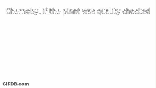 Chernobyl If The Plant Was Quality Checked GIF